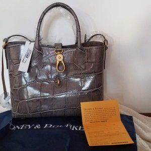 DOONEY AND BOURKE Amelie color Smoke Croco Emboss